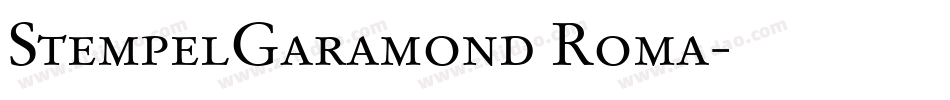 StempelGaramond Roma字体转换